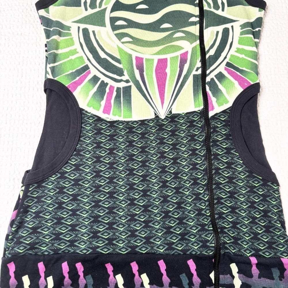 deadstock Hayes rare graphic euro mini dress - Picture 2 of 8